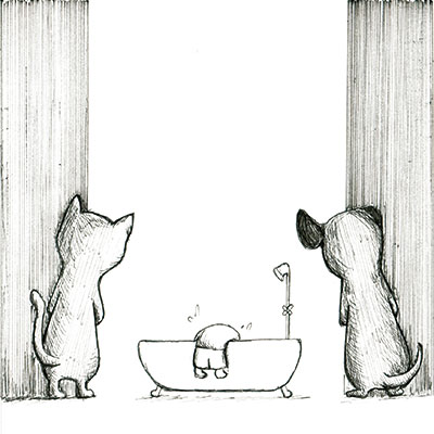 絵本動画『Shower is not working』BGM サムネイル